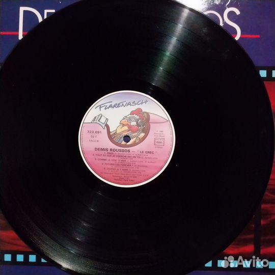 Винил 33об. Демис Руссос. 1988г Франция