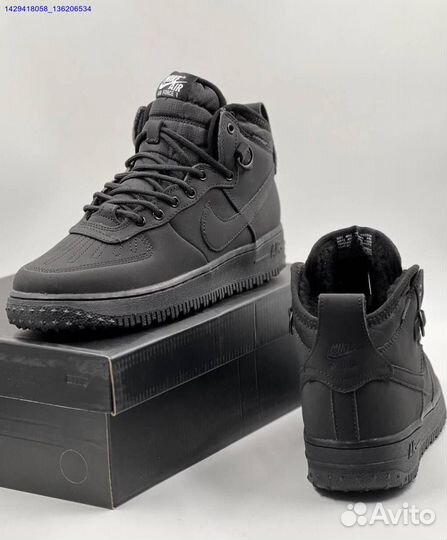 Ботинки Nike Air Force 1 Duckboot (с мехом) (Арт.32955)