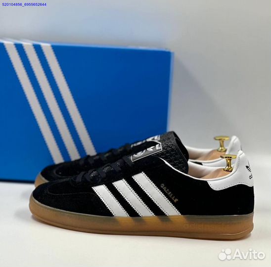 Кроссовки Adidas Gazelle Black (Арт.83684)