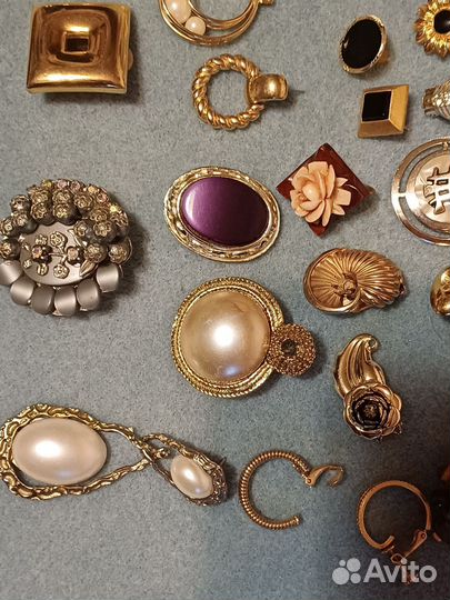 Потеряшки одиночные клипсы и серьги