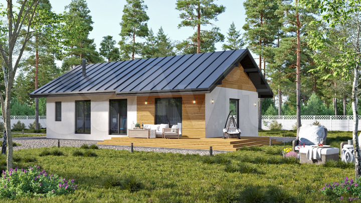 Дом 121 м² на участке 6 сот.