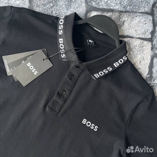 Поло мужское Boss premium