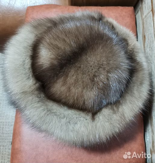 Шапка из соболя женская