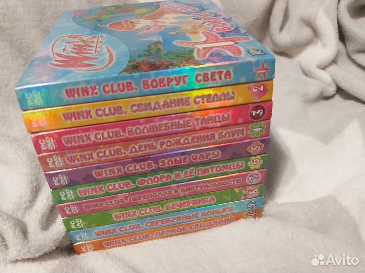 Вся серия дисков с играми Winx