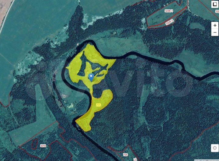 Участок 1675,69 га (СНТ, ДНП)