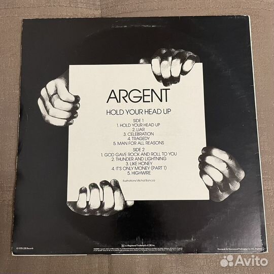 Argent - Hold your head up UK