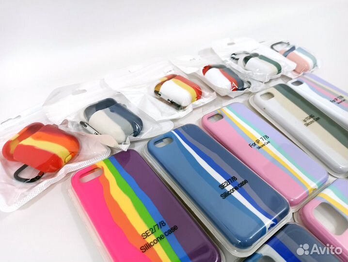 Чехол на айфон 7 11 12 13 и чехол для наушников