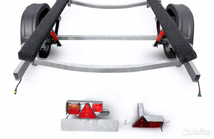 Прицеп для лодок и катеров до 4,5 м. мзса-D