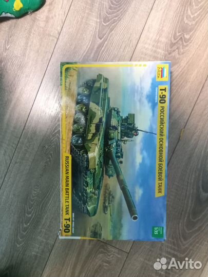 Сборная модель Т-90 российский боевой танк