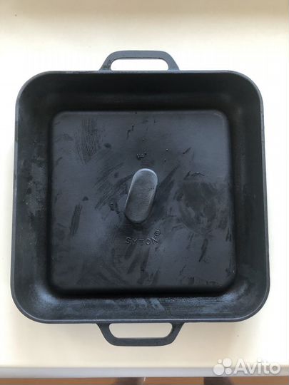Чугунная сковорода гриль