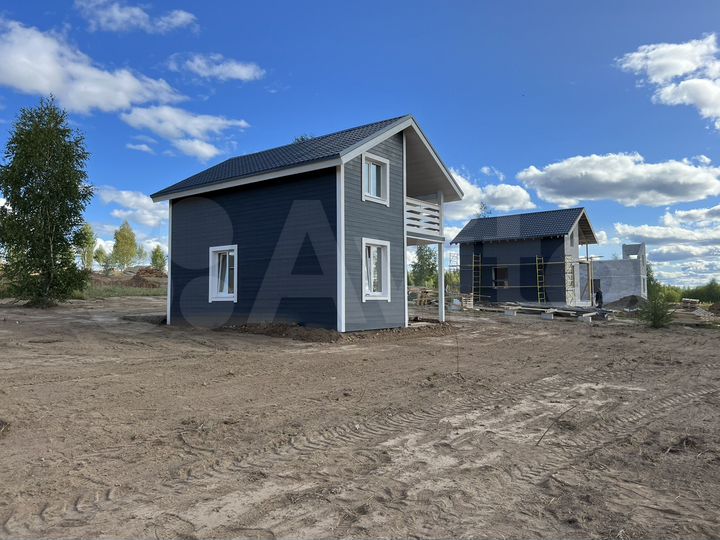 Дом 88,9 м² на участке 9 сот.