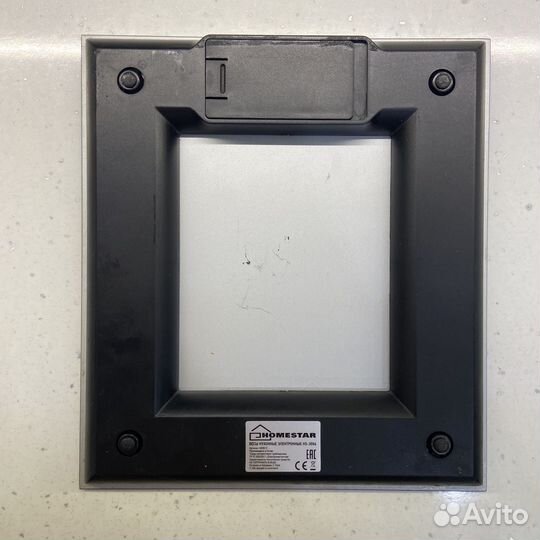 Весы кухонные электронные серебристые