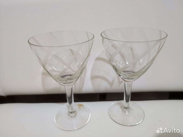 Бокалы под мартини, хрусталь