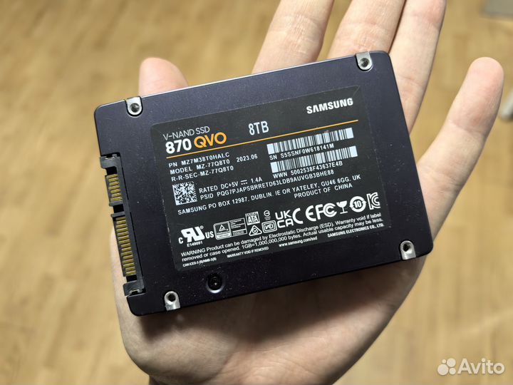 SSD Samsung 870 QVO 8TB Обмен/Продажа