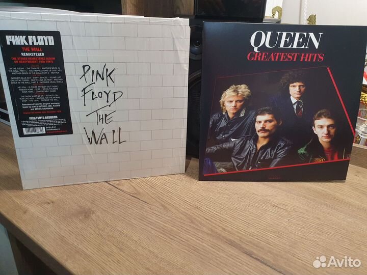 Виниловые пластинки Queen, Pink Floyd