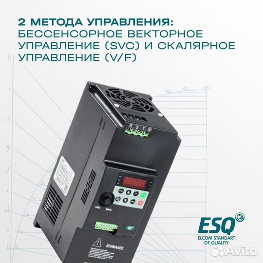 Частотный преобразователь ESQ-230 7.5 кВт 380В