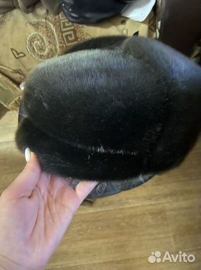 Меховая мужская кепка из нерпы