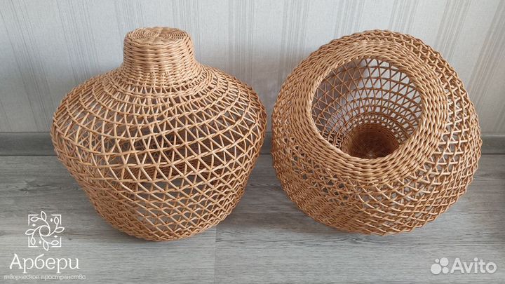 Плетеный Абажур Декор для гирлянды