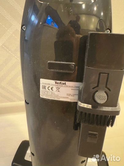 Вертикальный пылесос tefal dual force