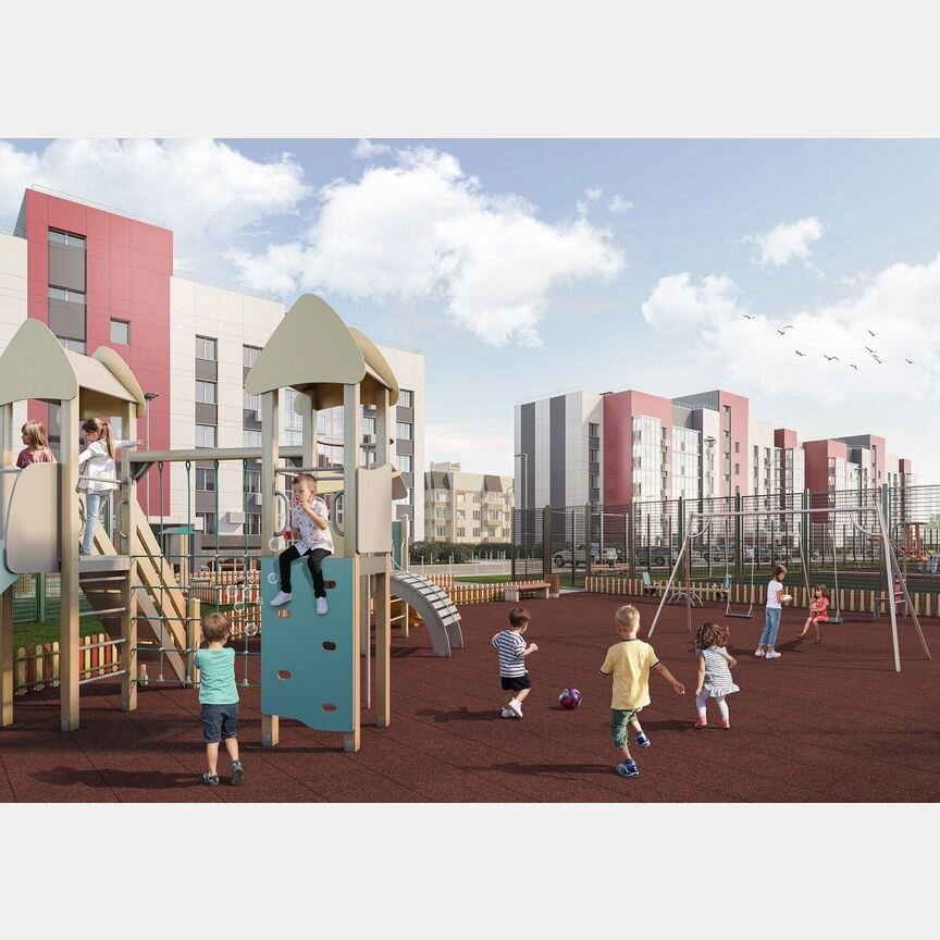 2-к. квартира, 54,3 м², 5/5 эт.