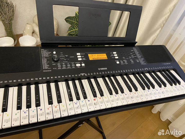 Синтезатор yamaha psr e 363, пианино, музыка