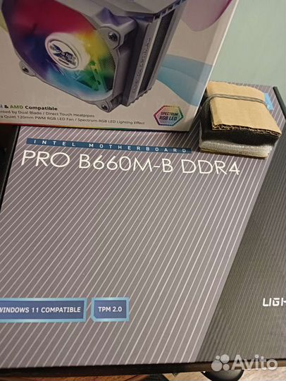 Комплект msi b660m 12100f lga1700 zalman