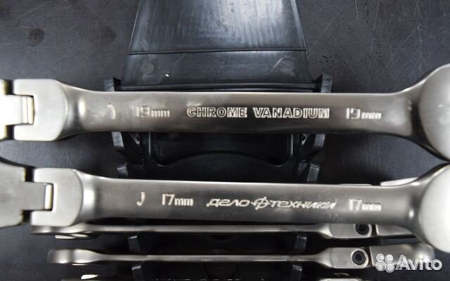 Набор ключей Дело техники трещоточных шарнирных 8п