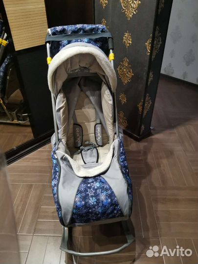 Детские санки коляска бу