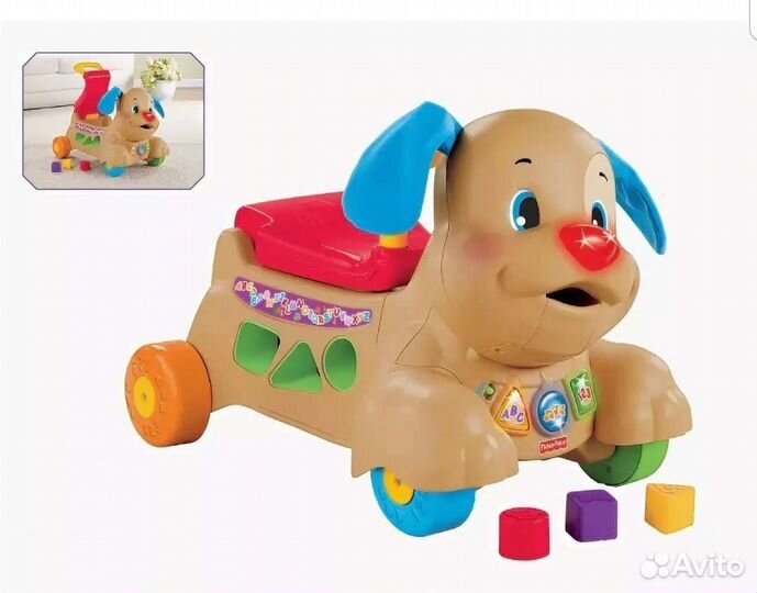 Ходунки каталка fisher price