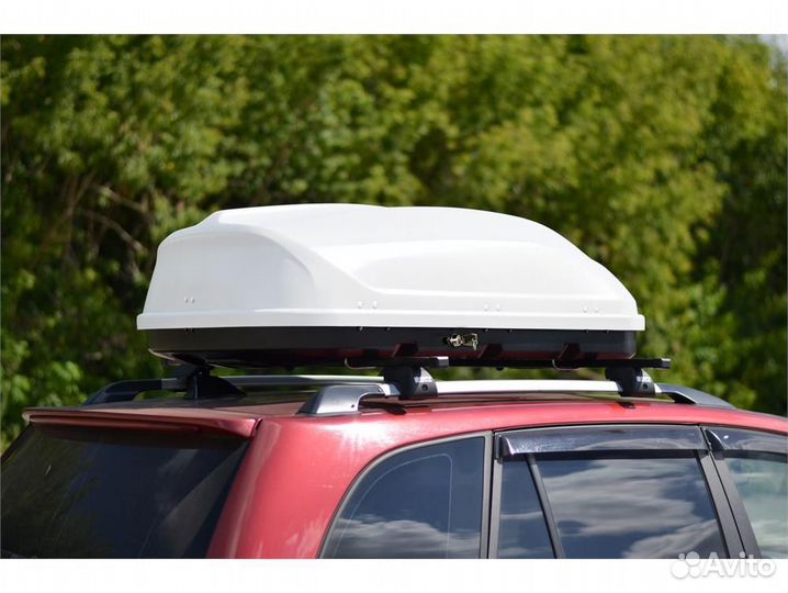 Автобокс Turino Compact 360л 1410х450х830 белый од