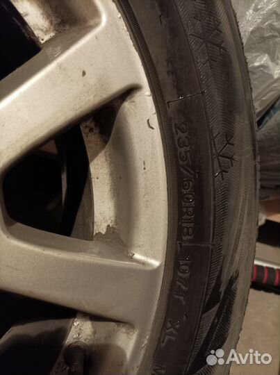 Продам комплект колес на Nissan X-Trail в сборе