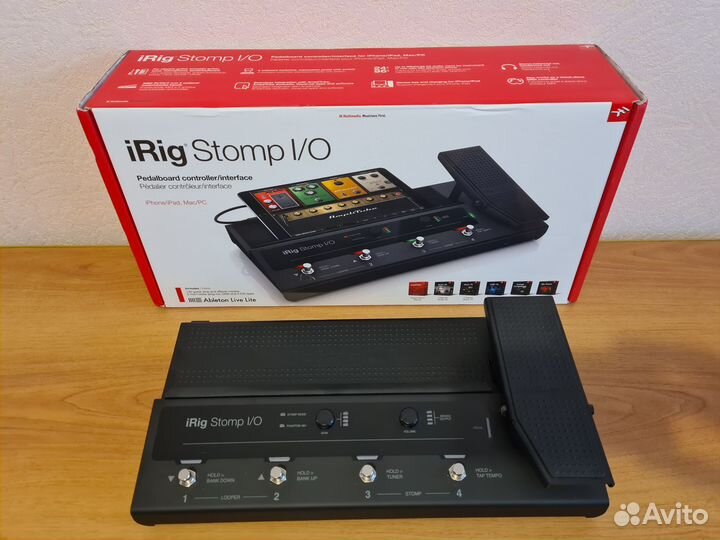 Аудиоинтерфейс/контроллер iRig Stomp I/O, новый