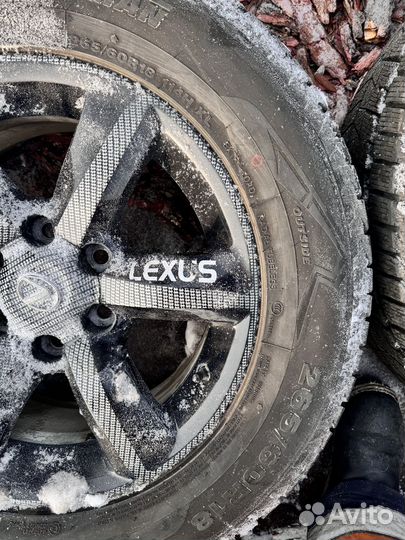 Резина на prado 120 r18