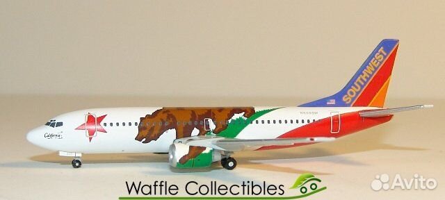 Модели самолёта B 737 Southwest 1/400 Gemini Jets