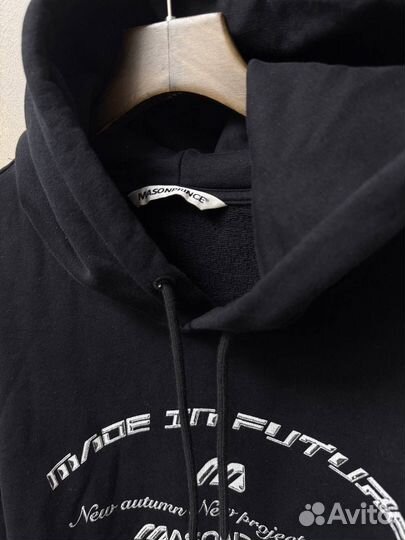 Худи Mason Prince Black Logo Over Оригинал