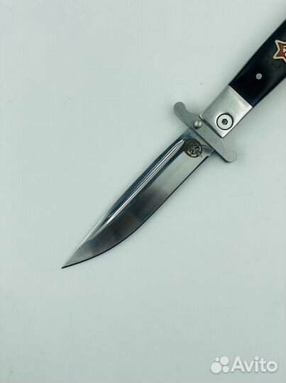Складной нож Финка нквд с красной звездой