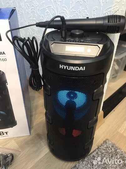 Портативная bluetooth колонка с микрофоном 50вт че