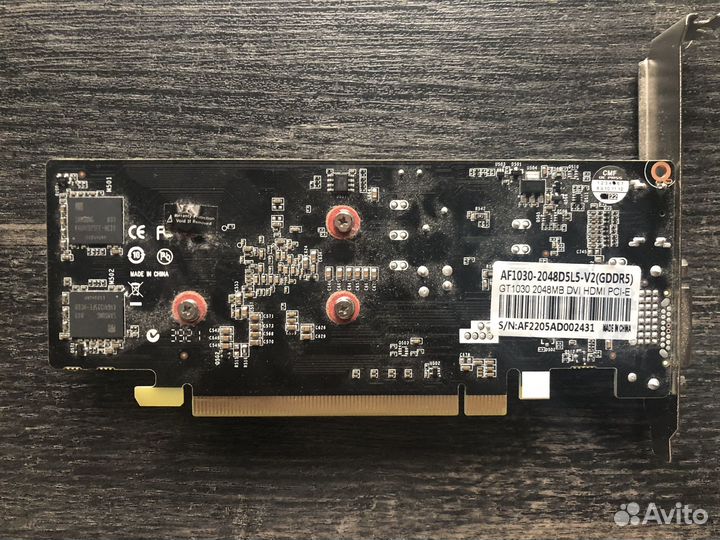 Видеокарта gt 1030 2gb gddr5