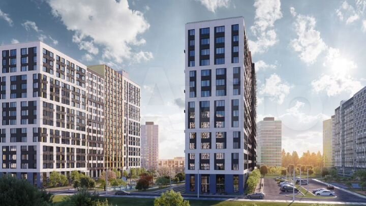 2-к. квартира, 41,6 м², 15/17 эт.