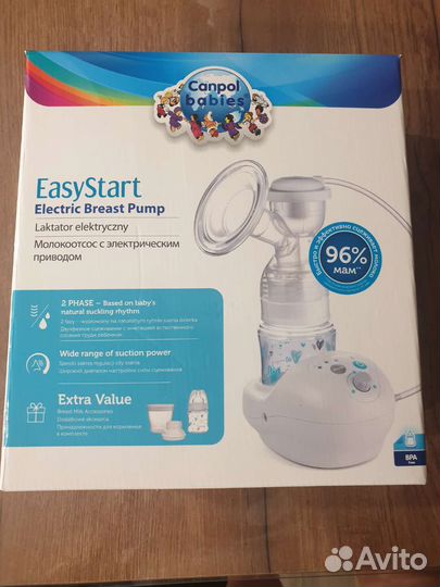 Электрический молокоотсос Canpol Babies EasyStart