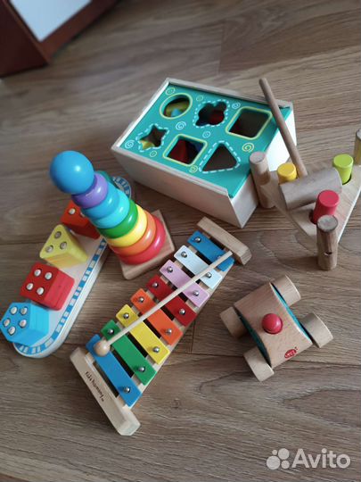 Развивающие деревянные игрушки