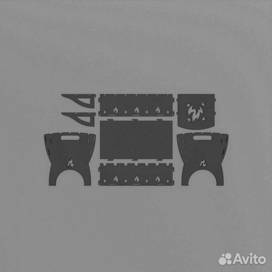 Мангал складной походный