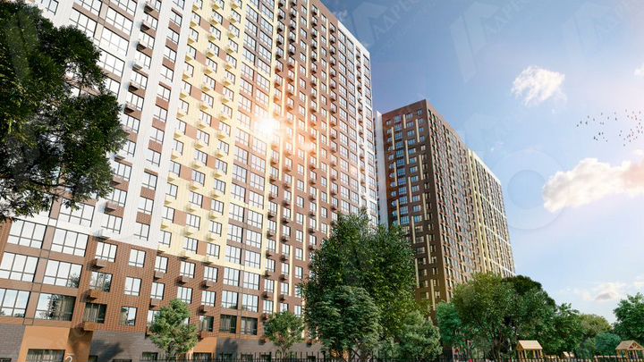 1-к. квартира, 34,3 м², 16/25 эт.