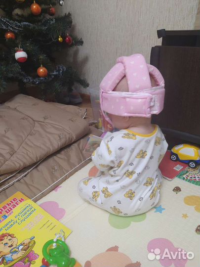 Противоударная шапка шлем защита для головы