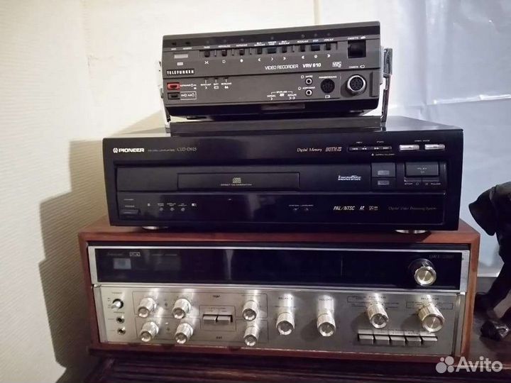 Ресивер Sansui QRX-3500 Telefunken VRV-610 VHS