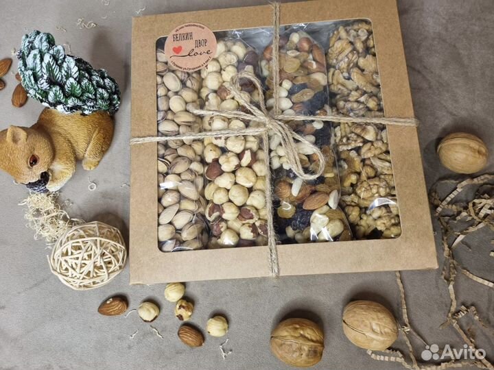 Подарочный набор с орешками, сухофрукт