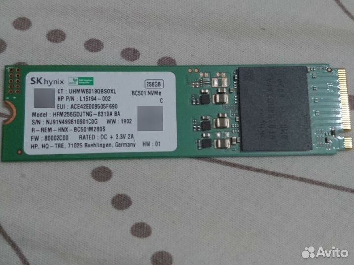 Ssd sk hynix bc501