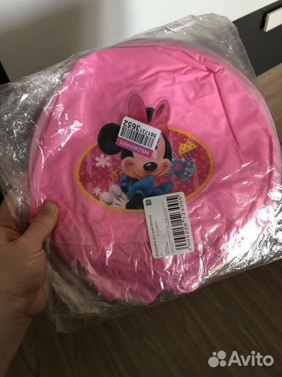 Дождевик новый розовый с Минни Маус