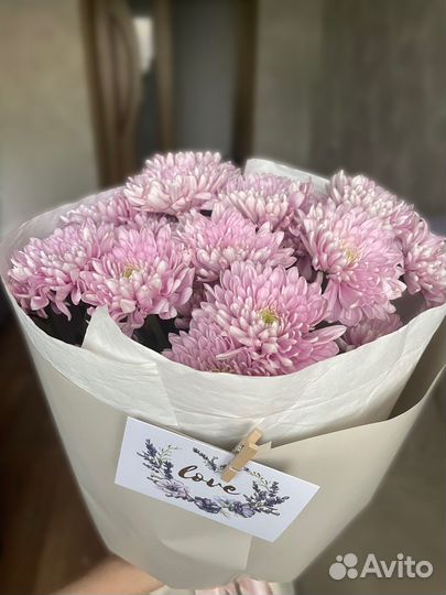 Букет из хризантем