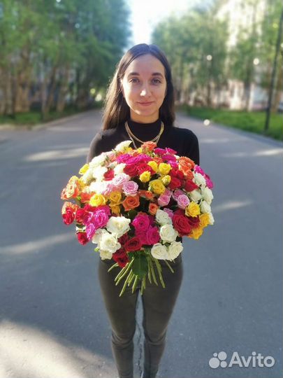 Букет кустовых роз